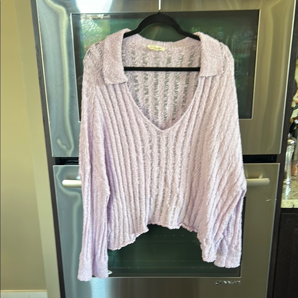 ❤️🔥LAST CHANCE ❤️🔥Oli & Hali Lavender V-Neck Sweater
